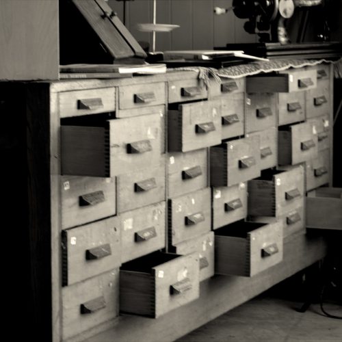 Vintage 40 Drawer Habidashery Counter