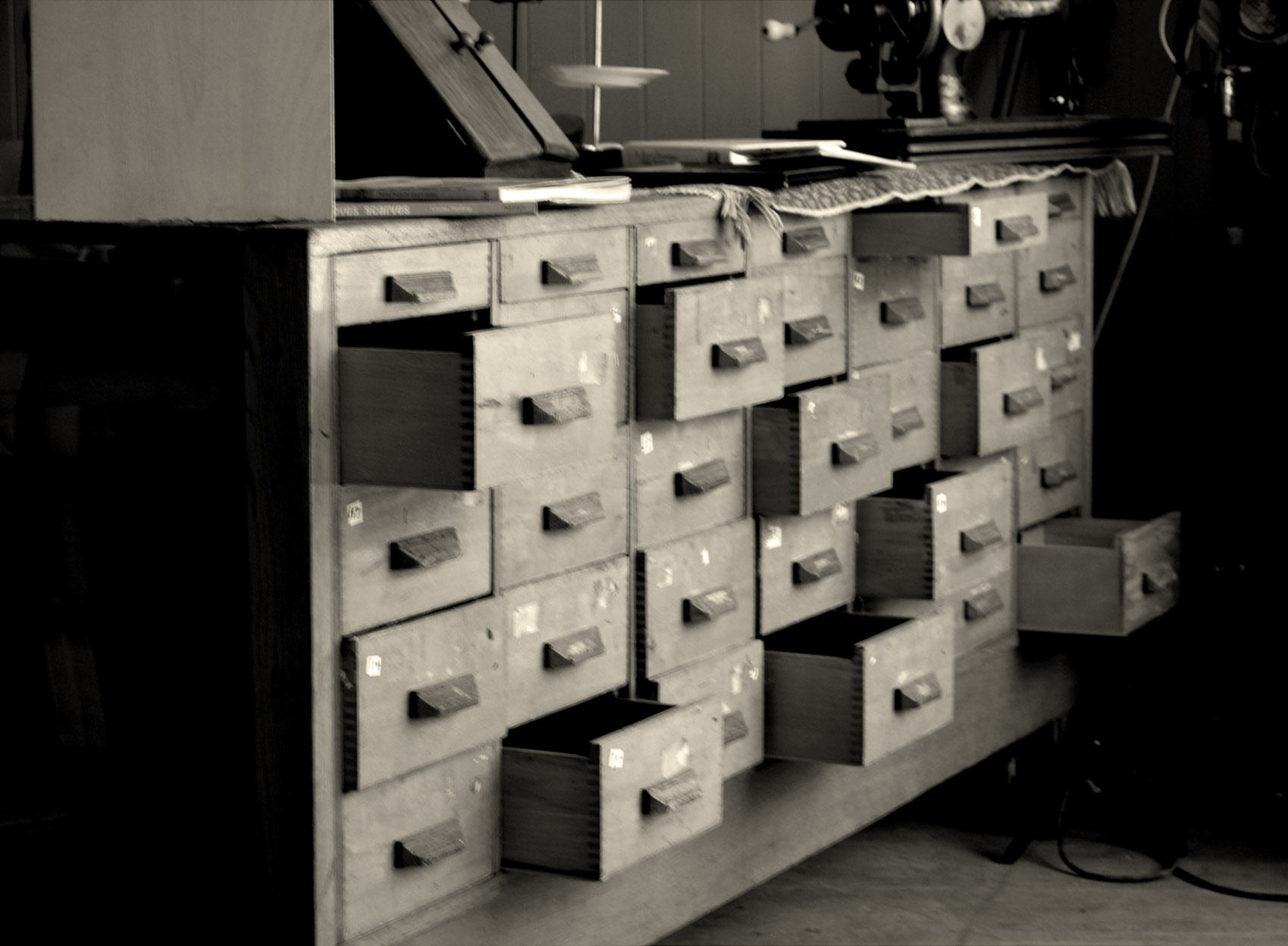 Vintage 40 Drawer Habidashery Counter