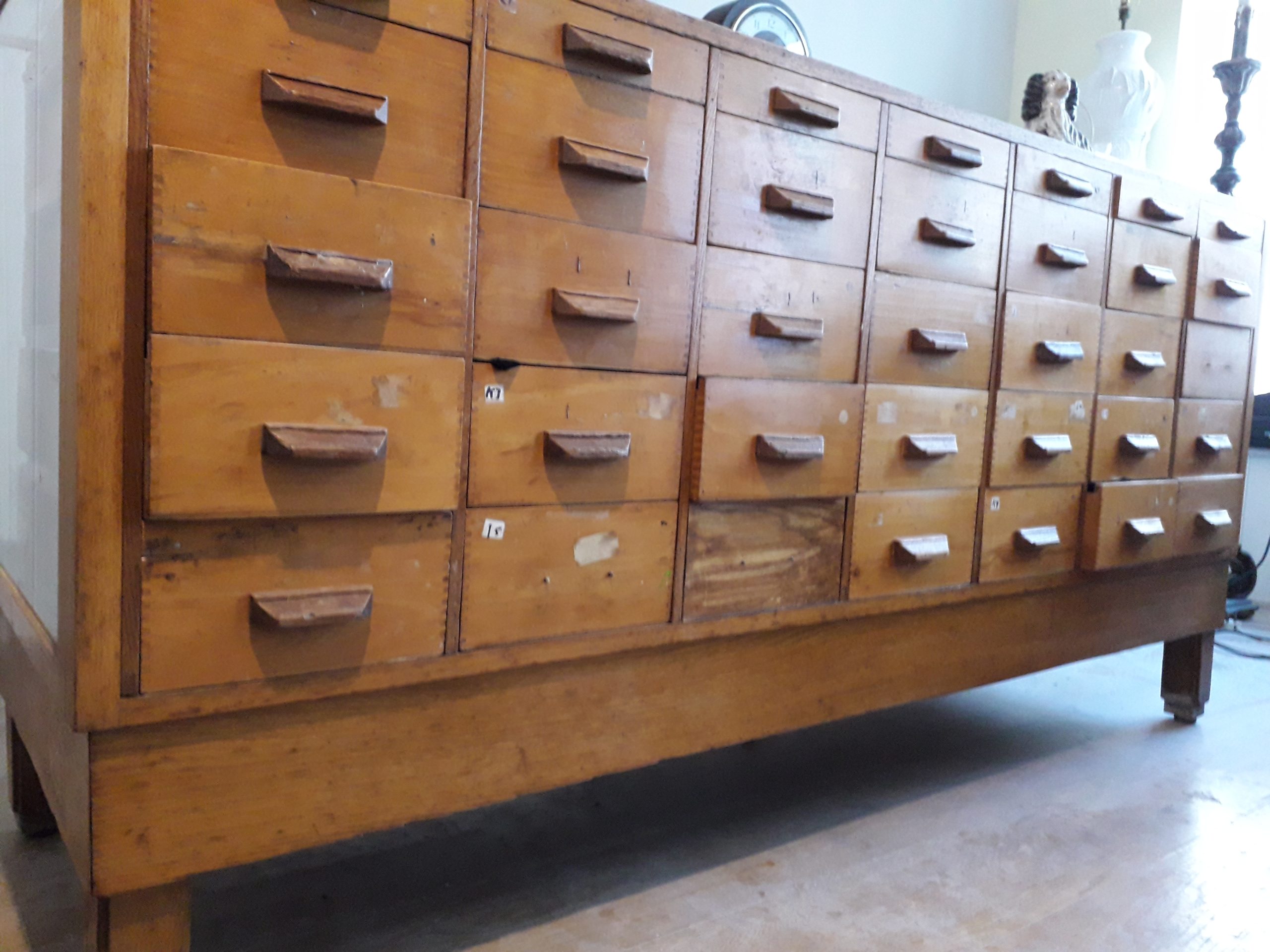 Vintage 40 Drawer Habidashery Counter - Image 2